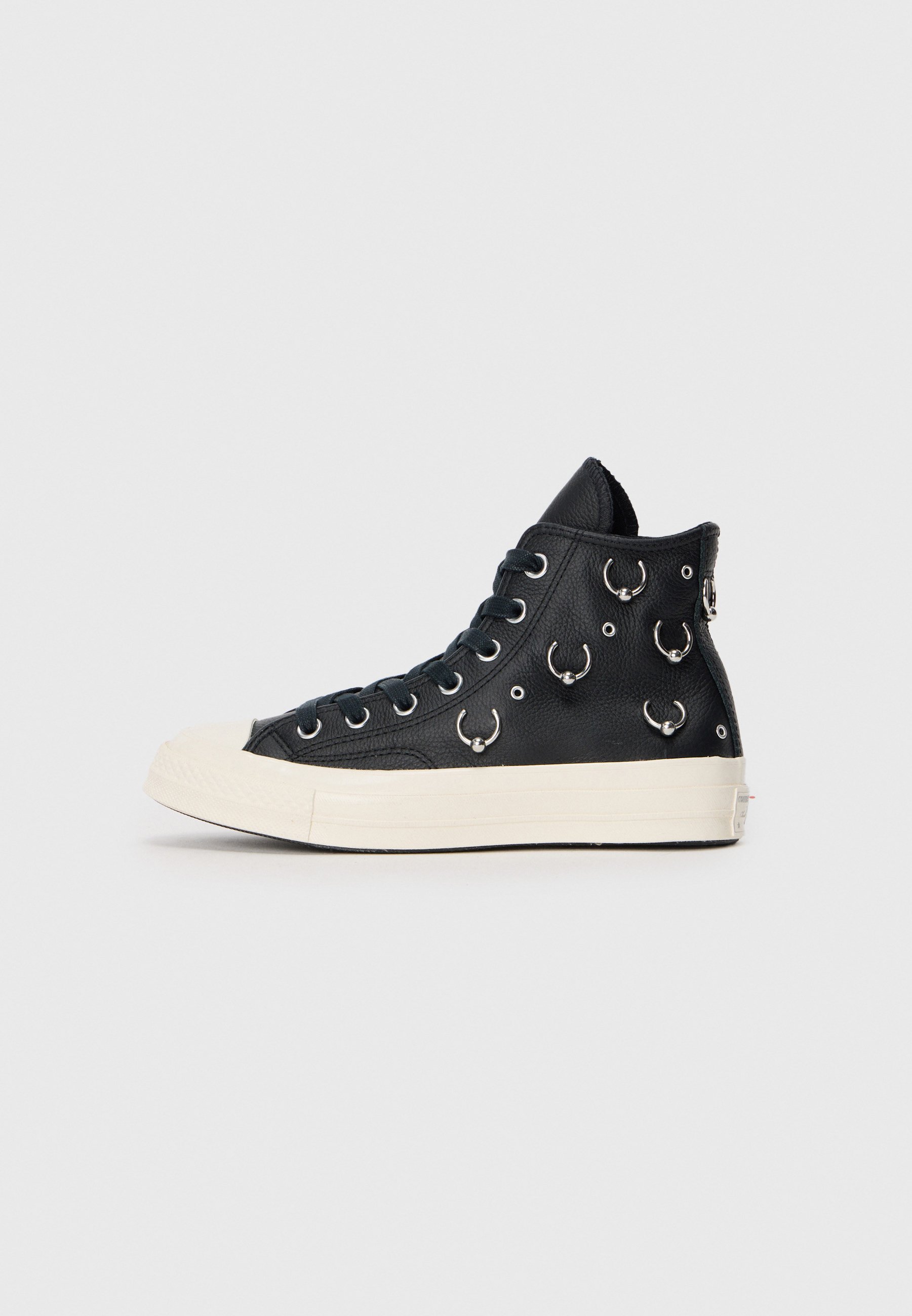 Converse CHUCK 70 - Vysoké tenisky - black/silver-coloured/egret