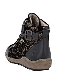 Remonte Bottines à lacets - schwarz