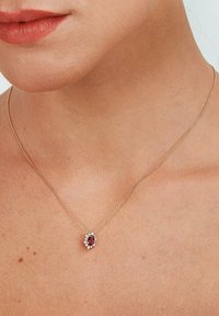 Live Diamond RUBIN - Halskette - gold-coloured