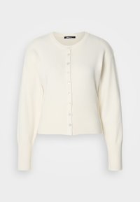 FITTED CARDIGAN - Vesta na kopčanje - gardenia