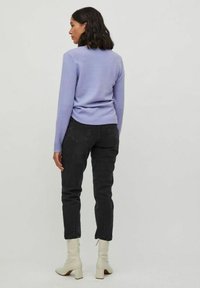 VILA VIRIL V-NECK NOOS - Jumper - pale iris