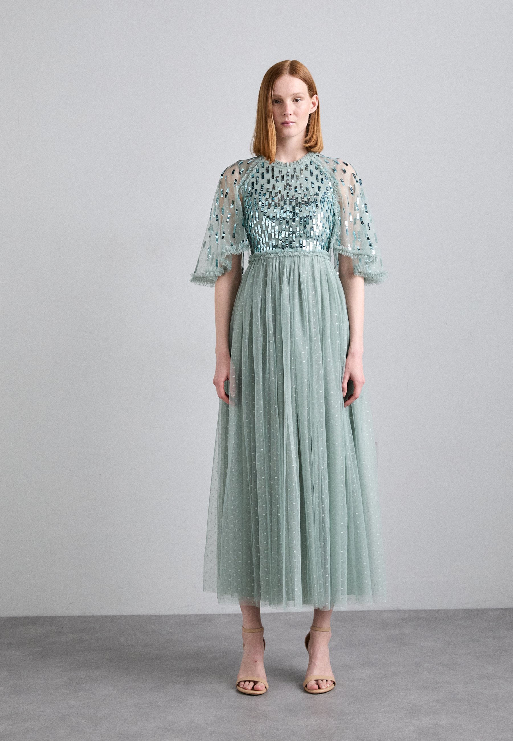 green emerald velvet dress Aurora Gown – Green main image 1
