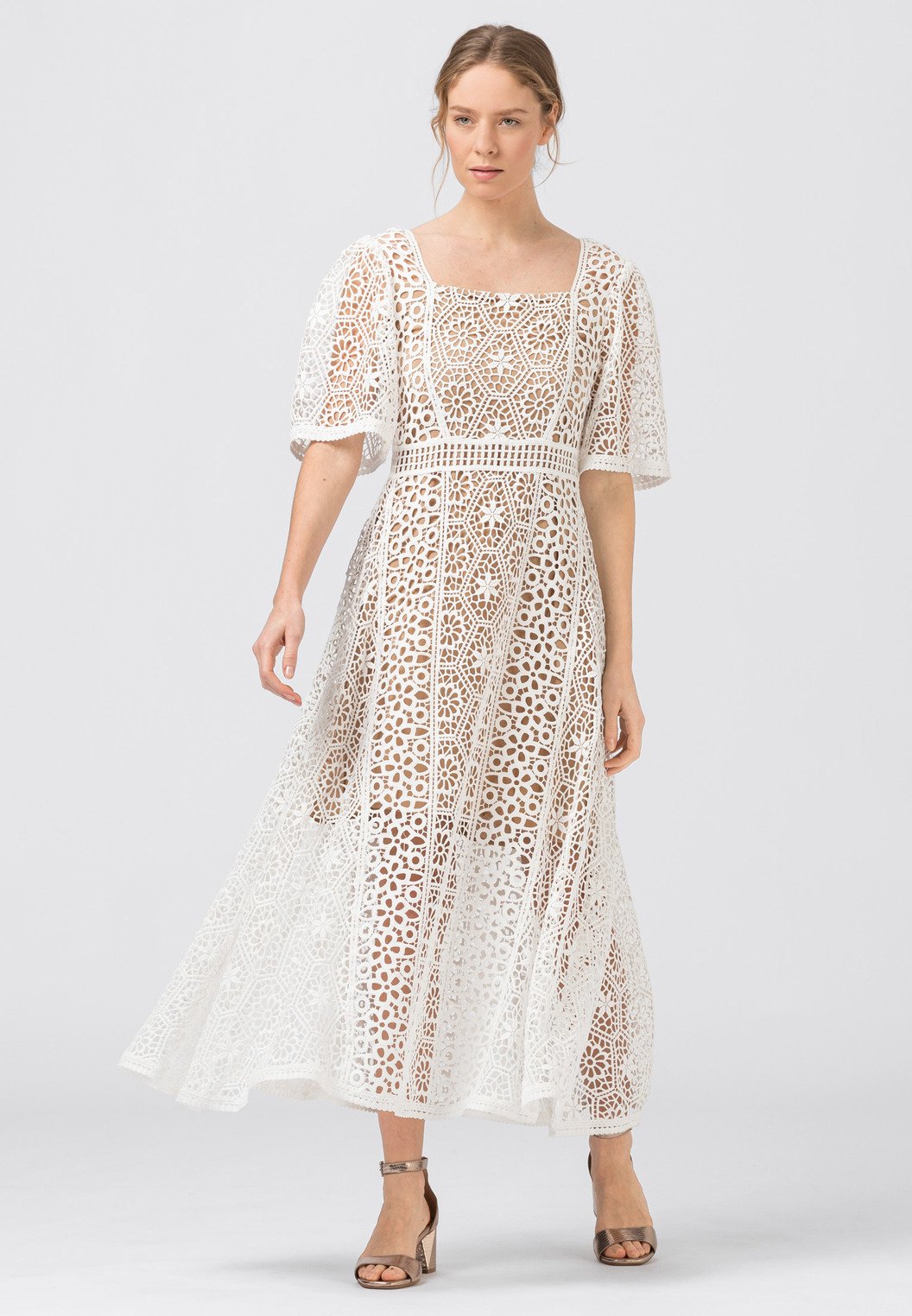 HALLHUBER Maxikleid - offwhite - Zalando.de