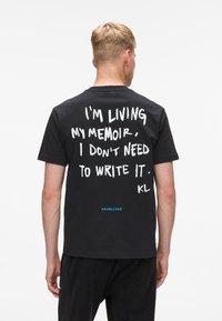 Karl Lagerfeld Jeans KARL QUOTE - Camiseta estampada - black