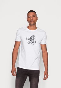 Pier One T-Shirt print - white
