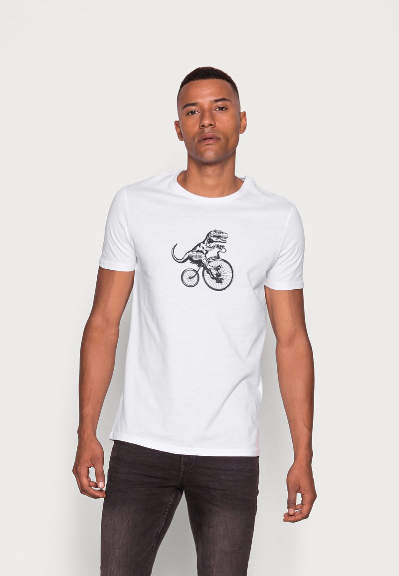 Pier One T-Shirt print - white
