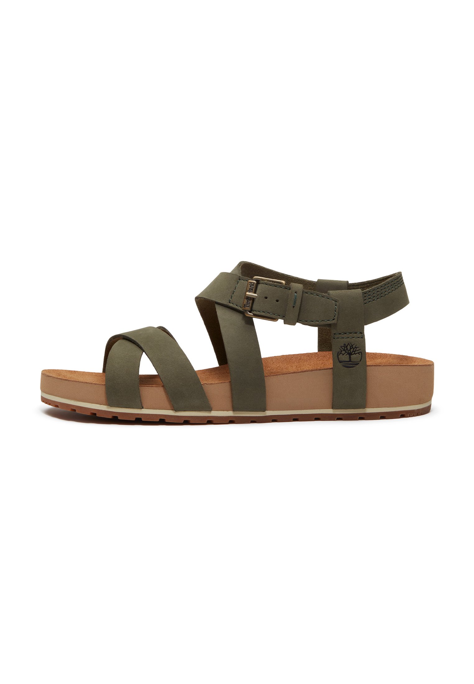 Timberland BACKSTRAP - Páskové sandály - dark green