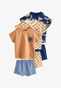 Non selezionato, navy rust checkerboard