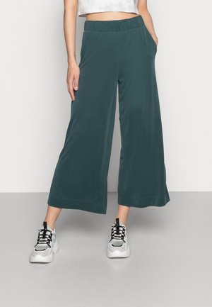 CILLA FANCY TROUSERS - Trousers - dark green