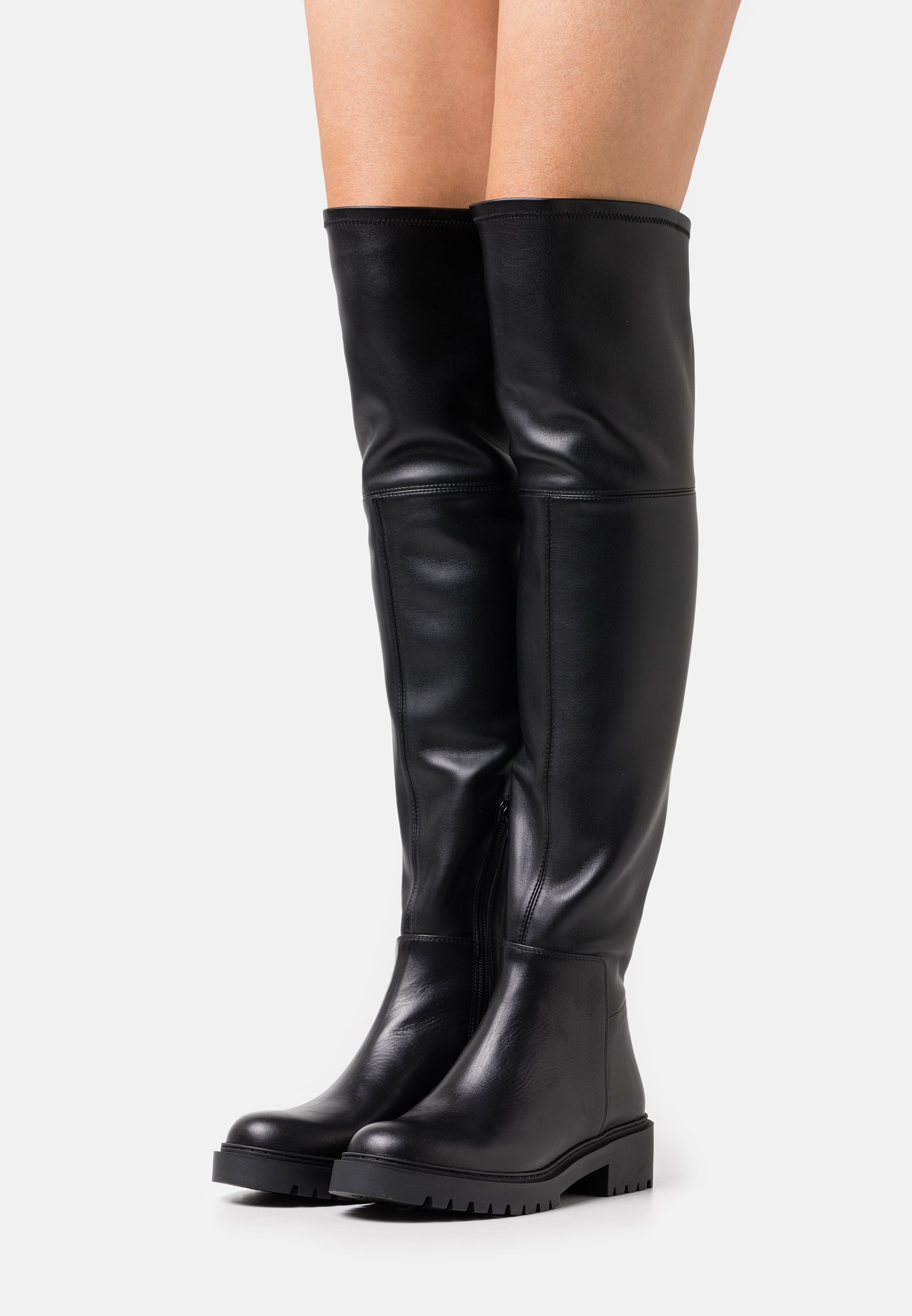 Unisa GINKO - Overknee laarzen - black/Zwart - Zalando.be