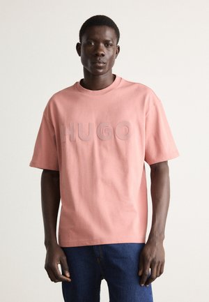 HUGO DINKEE - T-shirt print - open pink