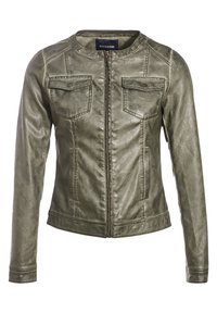 BONOBO Jeans Imitatieleren jas - vert kaki