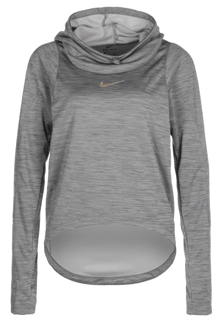 nike grey dri fit hoodie
