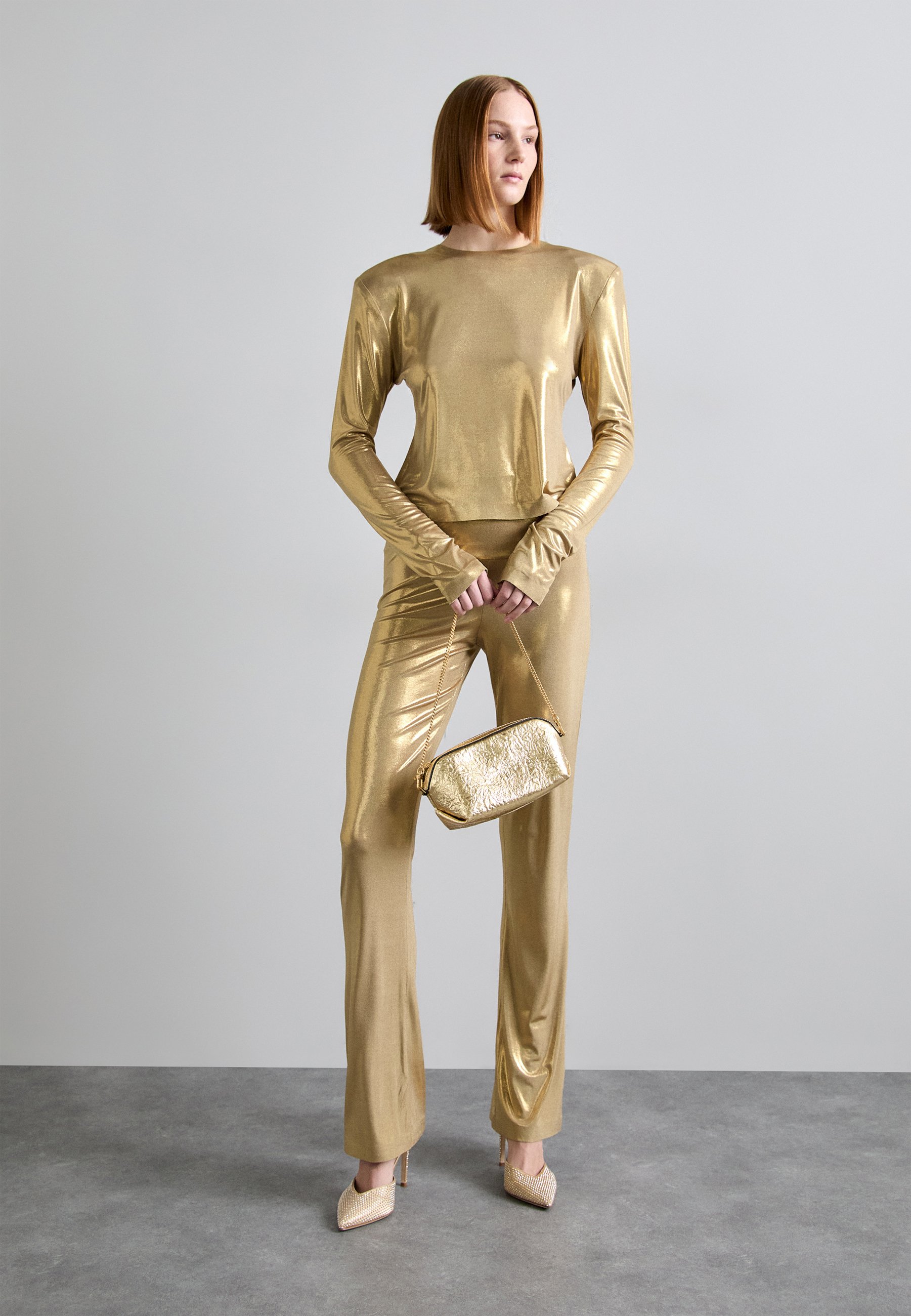 Zadig & Voltaire LE CECILIA LOVELY WRINKLED - Handbag - gold