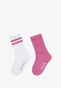 Unselected, magenta meliert