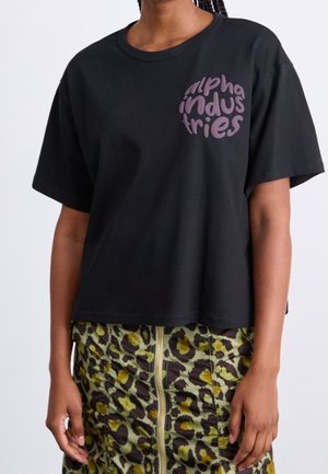 T-shirt print - black
