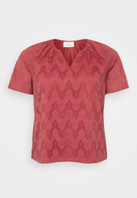 CARCLEANOR V NECK - Blouse - earth red