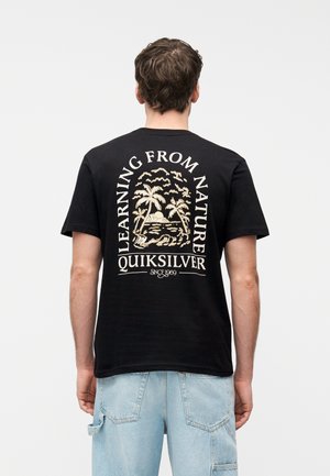 LEARNING FROM NATURE UNISEX - T-shirt con stampa - black