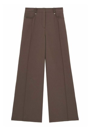 Reiss HEATHER PALAZZO - Auduma bikses - mink neutral