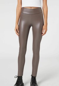 Calzedonia Leggings - Byxor - light grey