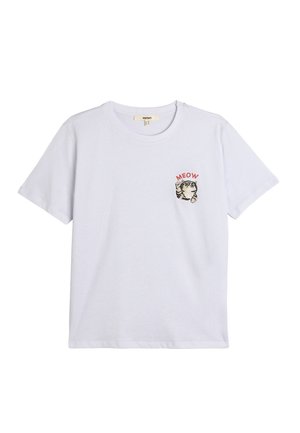 Koton CREW NECK  - T-shirt med print - white