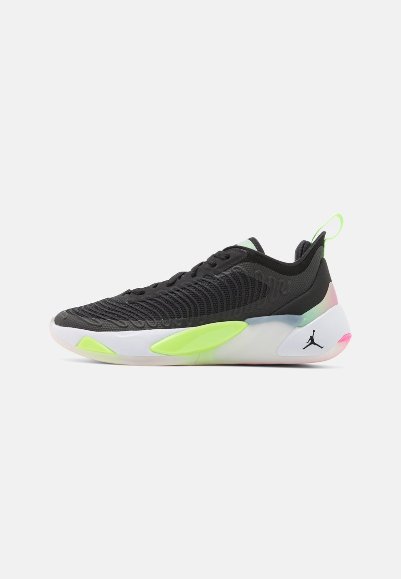 Jordan JORDAN LUKA 1 Basketball shoes black/lime glow/green glow