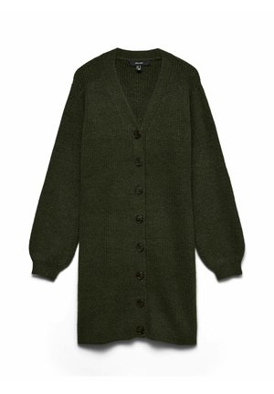 Vero Moda, KNITTED DRESS VMKARLA MIDI DRESS - Robe pull - forest night