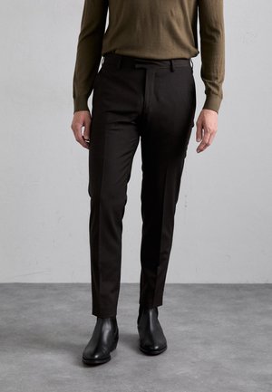 TENUTA - Pantalon de costume - dark mahogany