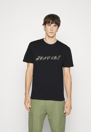 T-shirt con stampa - black