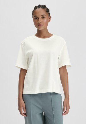 hessnatur OVERSIZE - T-shirt basic - naturweiss