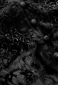 Next EMBELLISHED SHEER - REGULAR FIT - Skjortebluser - black