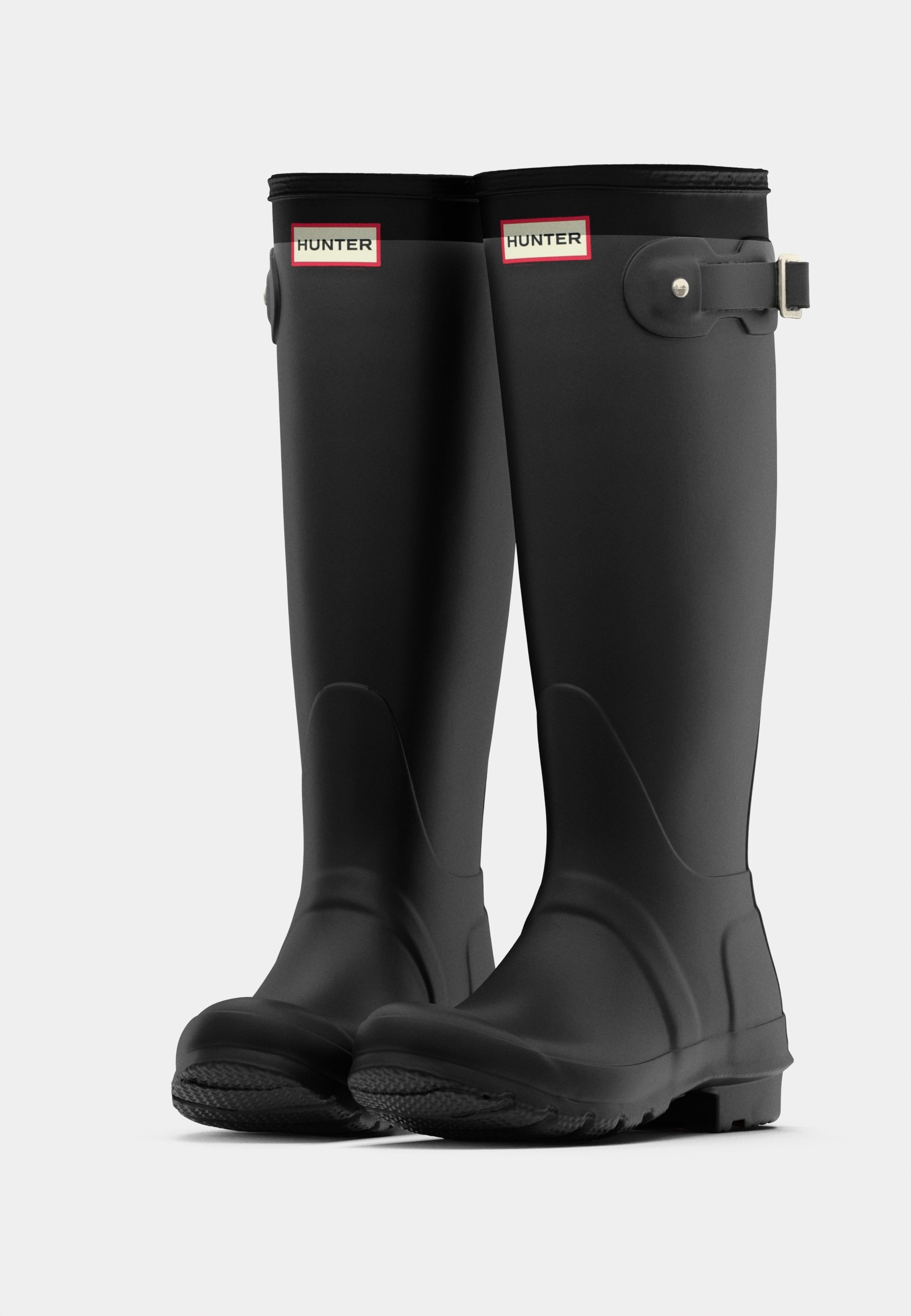 Hunter ORIGINAL WOMENS TALL BOOT - Wellies - black - Zalando.ie