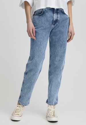 BAPAOLO - Jeans Tapered Fit - marble wash