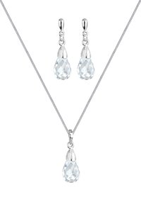 Elli SET - Øreringe - silver coloured/white