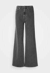 CLAIRE - Wide leg - denim grey