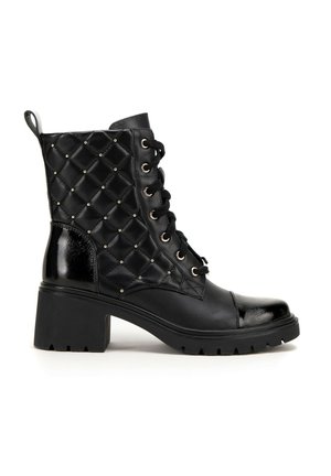 Cowboy/biker ankle boot - black
