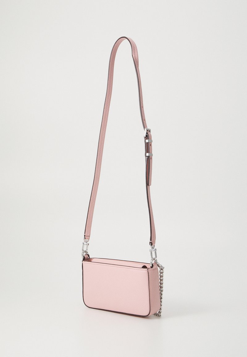 Pochette Chaîne 47 Cuir Fer Plat Sac à main Rose Courroie