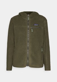 RETRO HOODY - Φλις μπουφάν - pine needle green