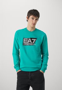 EA7 Emporio Armani - Sweatshirt - verde scuro Thumbnail-Bild 1