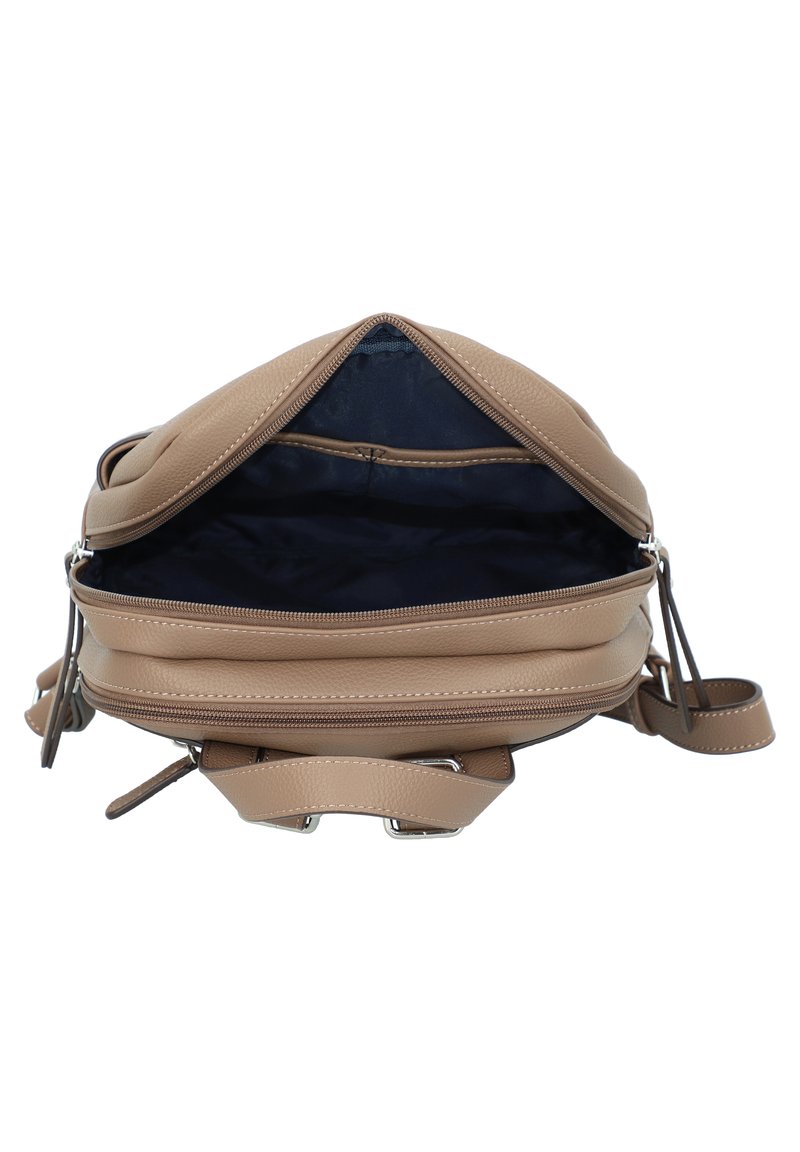 Sac à Dos Gerry Weber Echoes L – Taupe (Fungi) En Nylon, Bandoulière Adjustable