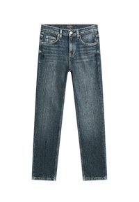 MID-RISE  - Slim fit jeans - mottled blue