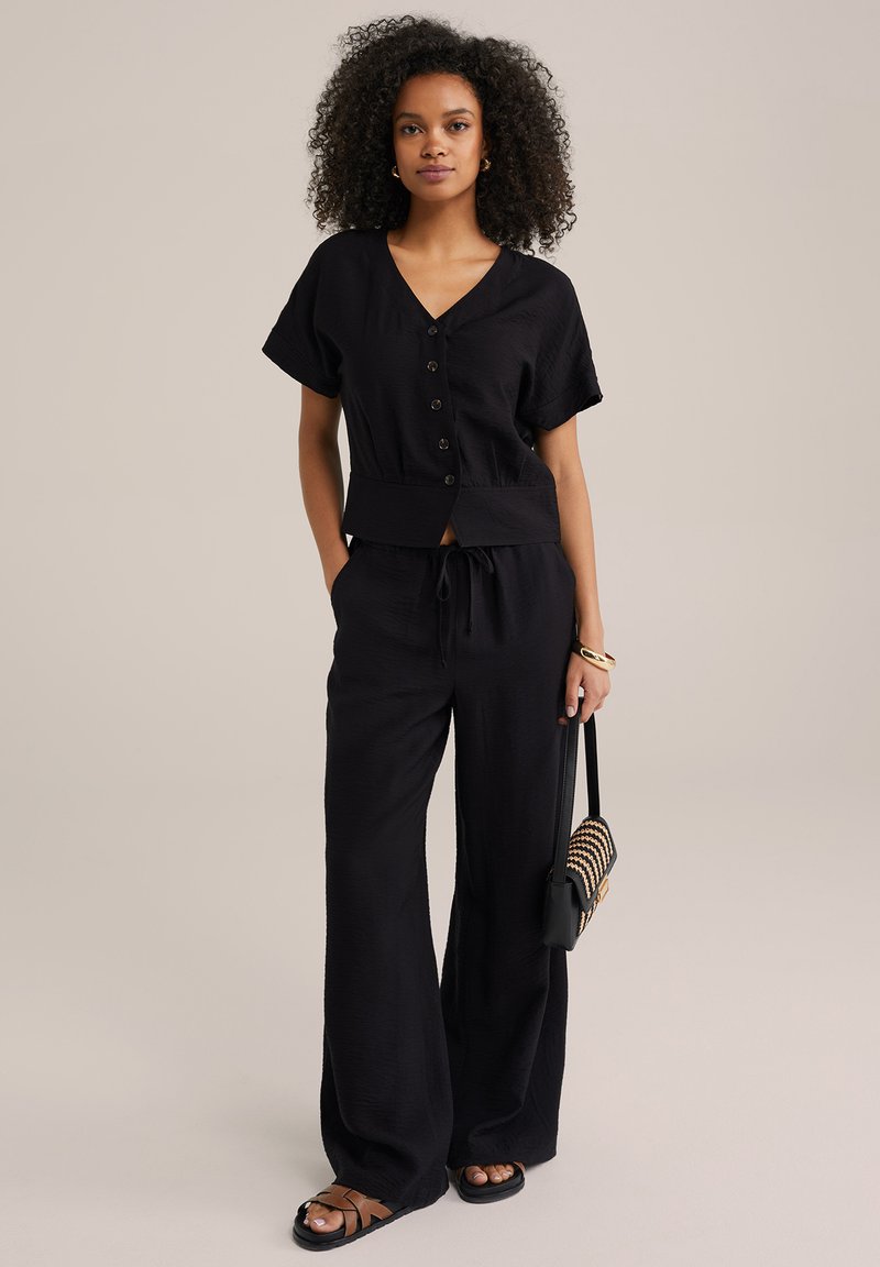 WE Fashion Trainingsbroek zwart