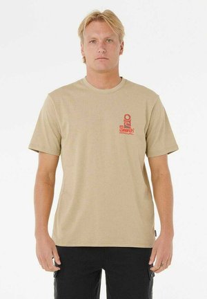 VAPORCOOL SEARCH STACK - Camiseta estampada - Khaki