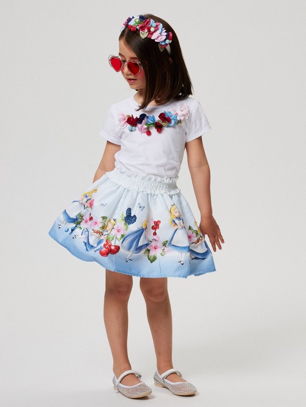 ALICE IN THE WONDERLAND DISNEY GONNA - A-line skirt