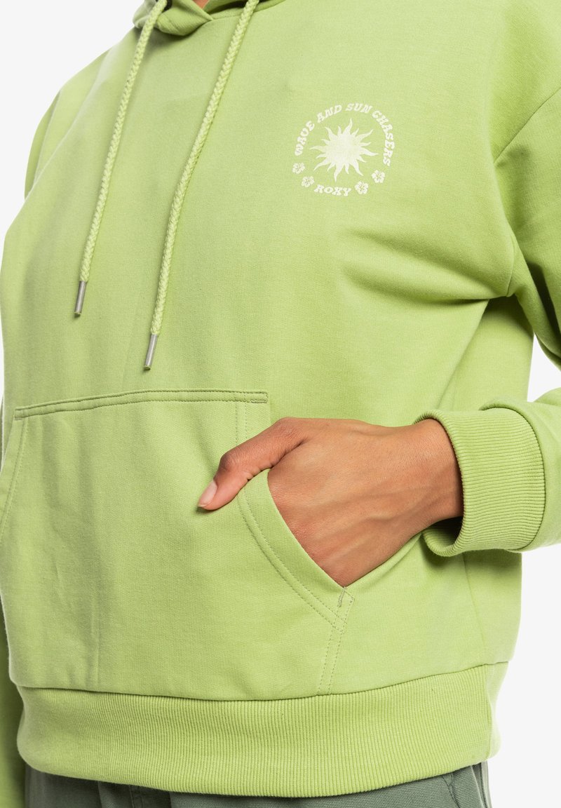 Roxy AFTERNOON HIKE B-ERJFT - Bluza z kapturem/zielony - Zalando.pl