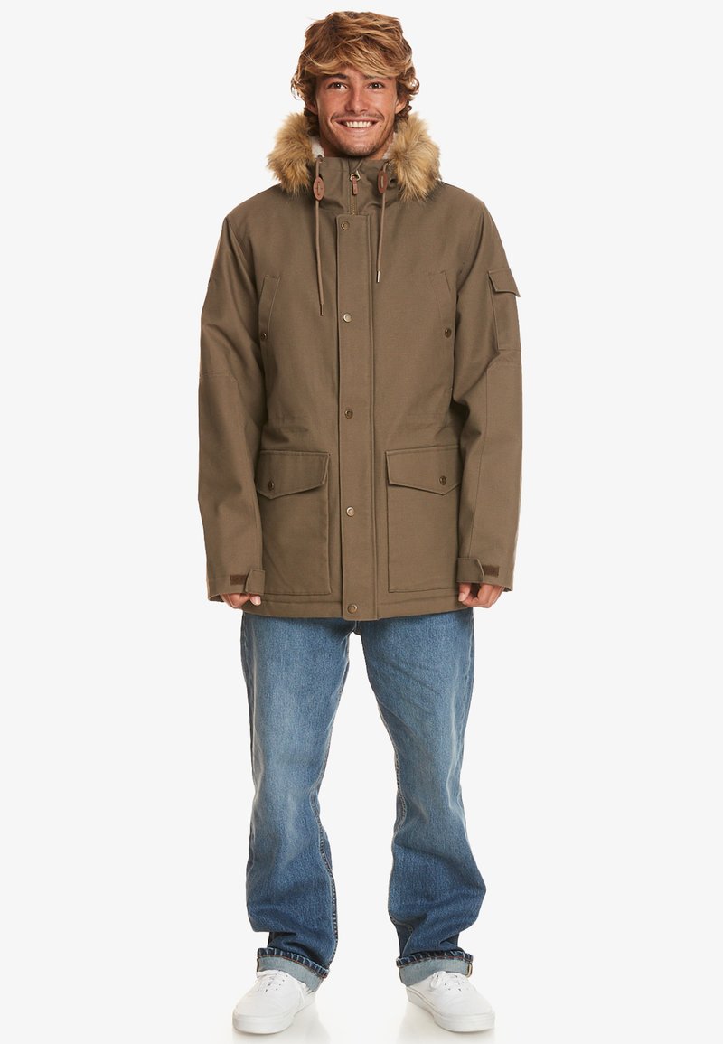 Quiksilver TRIP RÉSISTANTE Parka khaki Zalando