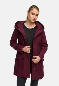 Marikoo MAYLEEN - Veste imperméable - dark red melange