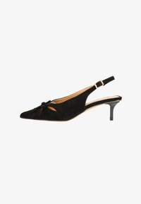 Non sélectionné, black faux suede