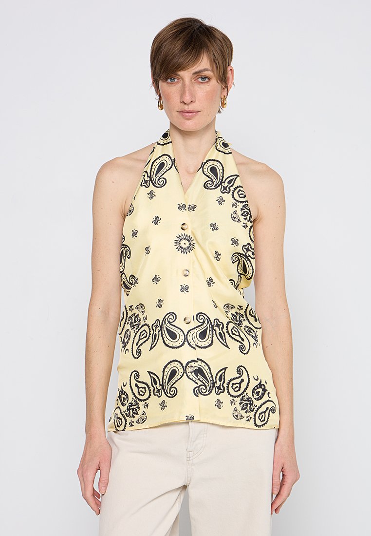 Nanushka Blouse geel