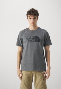 The North Face - EASY TEE - T-shirt med print - medium grey heather Miniatyrbild 1